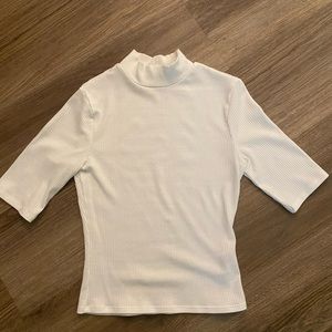 Reformation Ribbed Mockneck